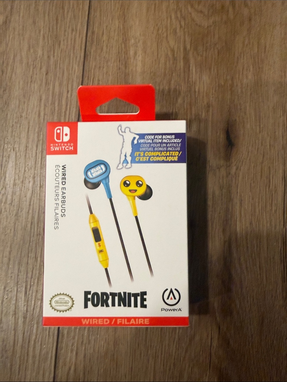 Fortnite Wired Earbuds for Nintendo Switch - Yellow & Blue by